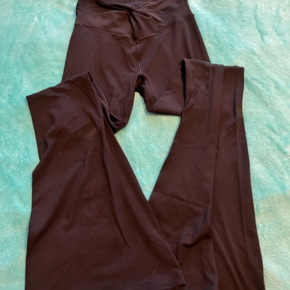 Aerie Black CrossoverFlare Leggings